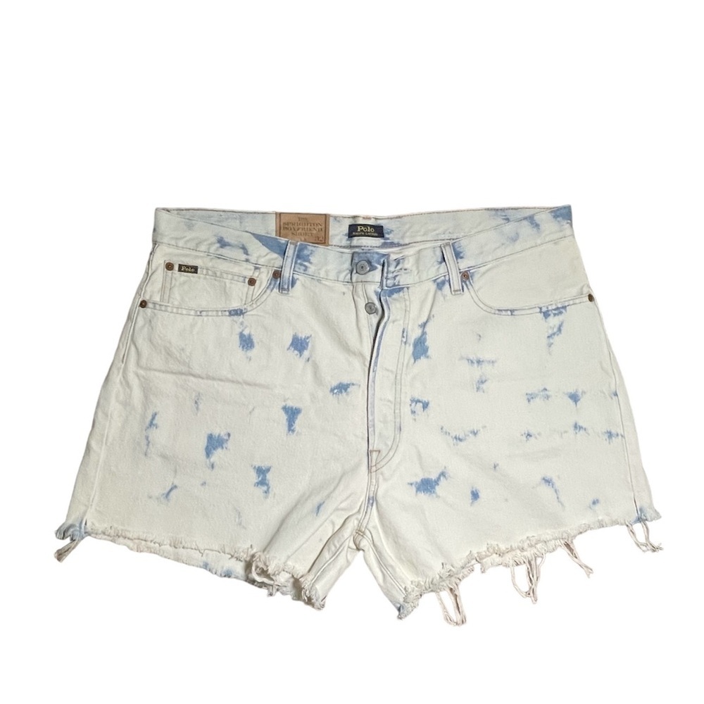 Women's Polo Ralph Lauren The Sprighton Boyfriend Shorts Size 32 Stonewash NWT